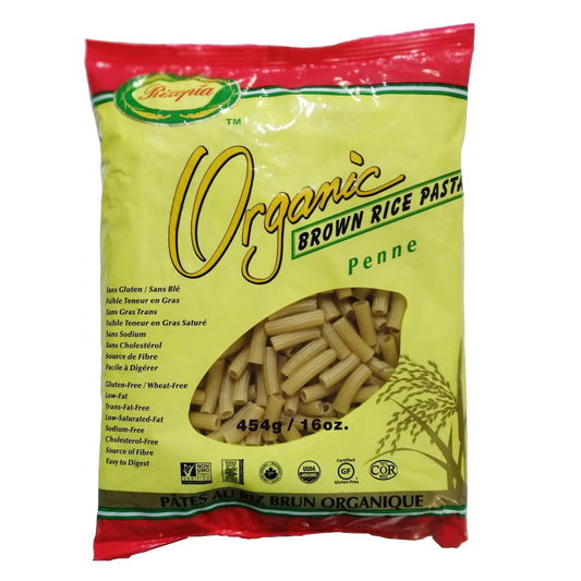 Rizopia Penne Organic Brown Rice Pasta, 454g