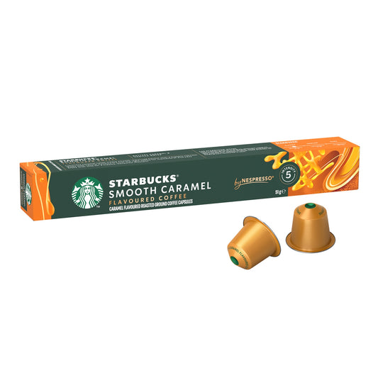 Starbucks Smooth Caramel Flavoured Coffee, 10 Capsules