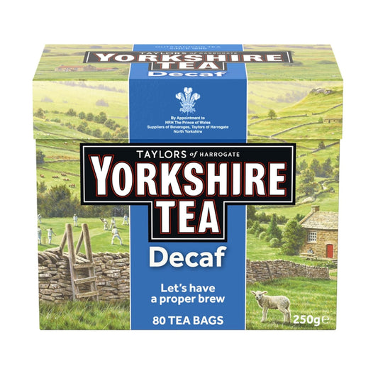 Taylors Of Harrogate Yorkshire Decaffeinated Tea, 80 Tea Bags