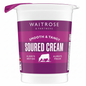 Waitrose Smooth & Tangy Soured Cream, 300ml