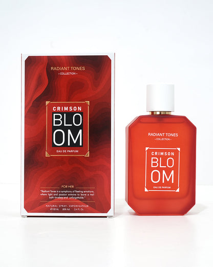 Crimson Bloom EDP for Women | Long Lasting | Luxury Fruity Floral Perfume | 100 ml