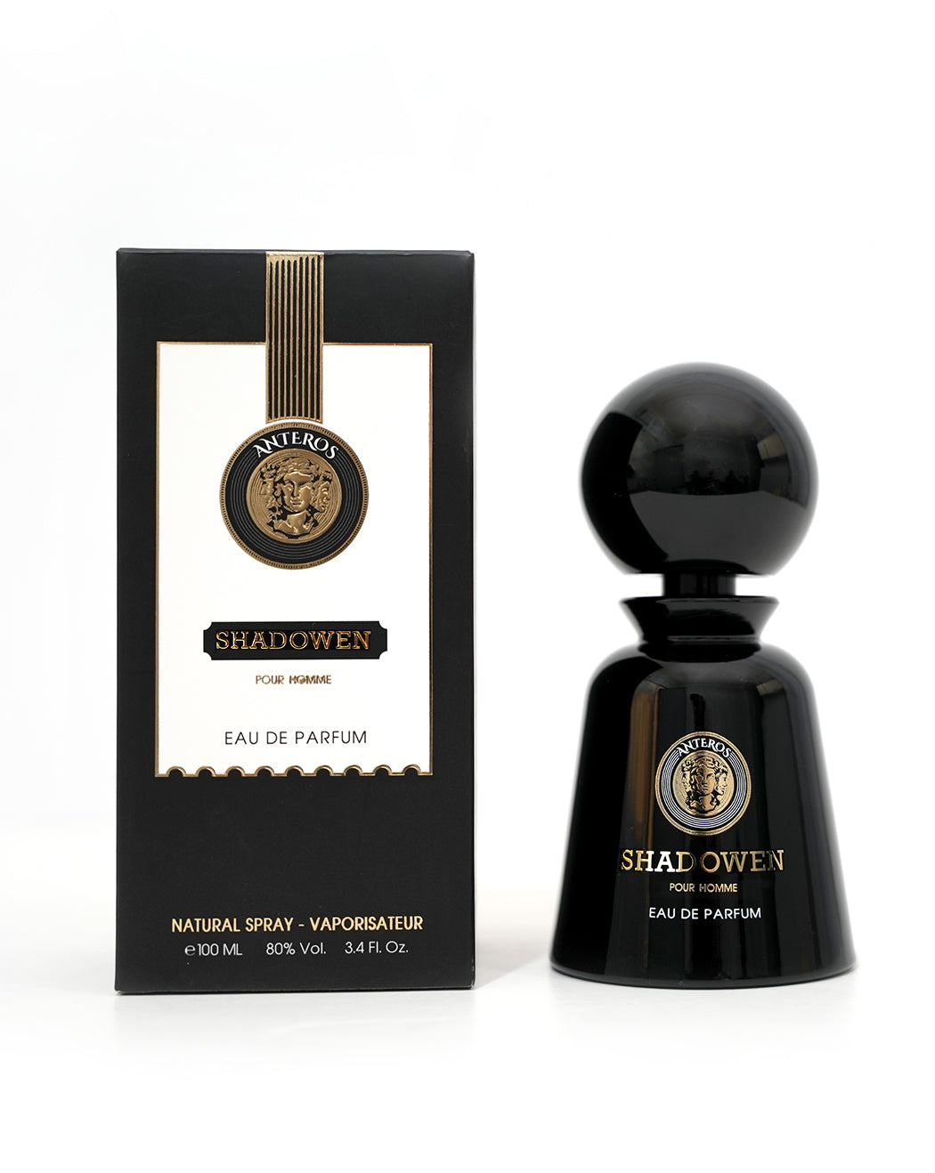 Anteros Shadowen EDP for Men | Long Lasting | Luxury Woody Spicy with Amber and Musk Perfume | 100ml