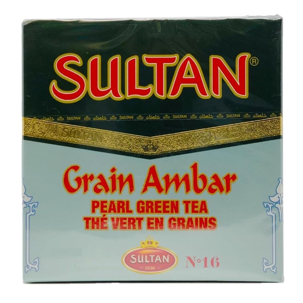 Sultan Moroccan Tea, Grain Ambar Pearl Green Tea, 200g